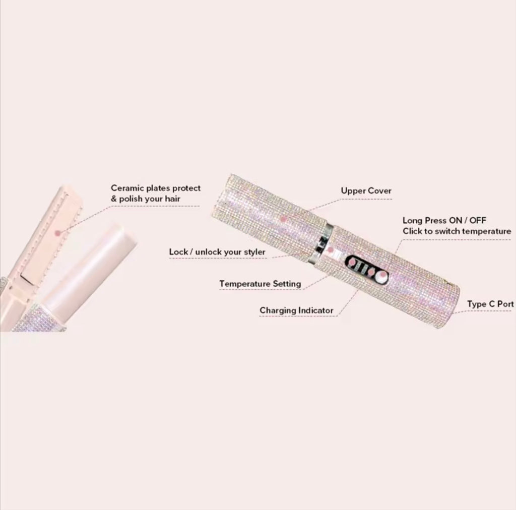 CherryVow™ Cordless Hair Straightener